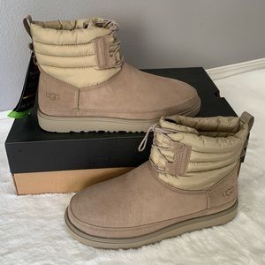UGG MEN CLASSIC MINI LACE-UP WEATHER BOOT